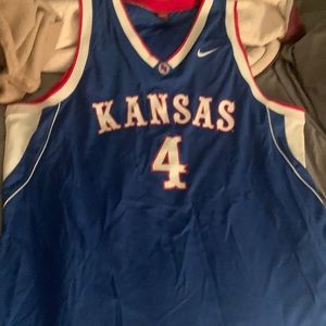 Blue Kansas basketball jersey